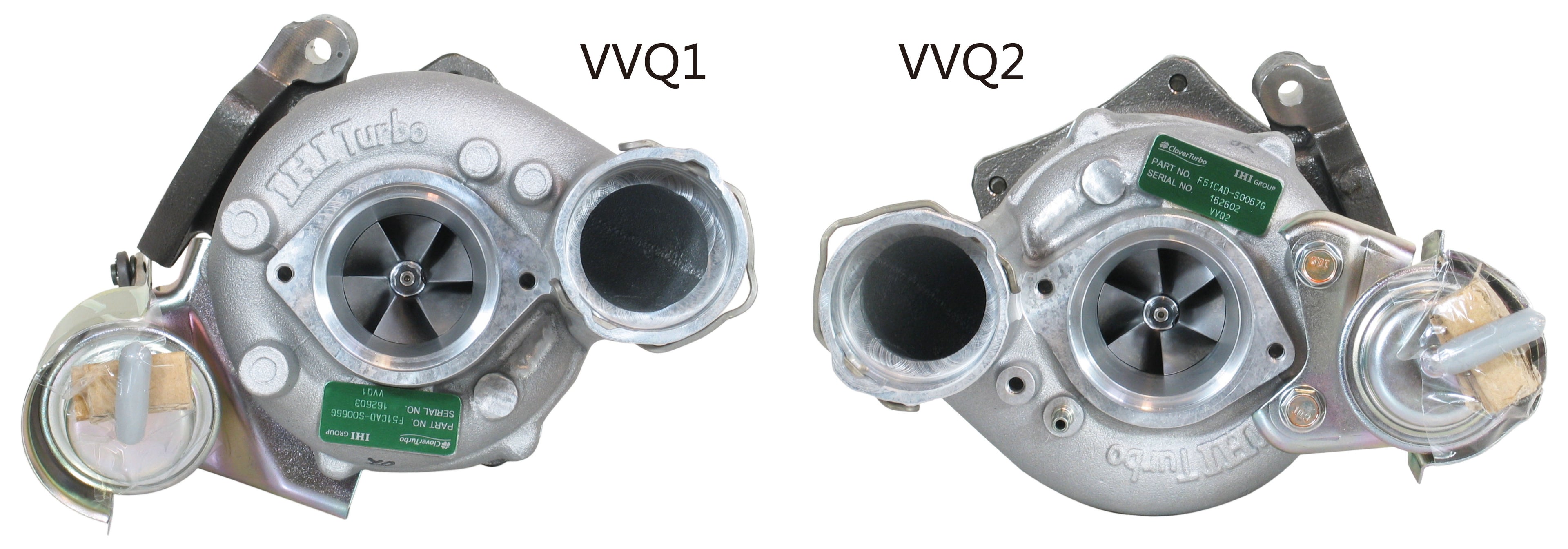 NEW Pair OEM IHI VVQ1-VVQ2 RHF5H Turbocharger